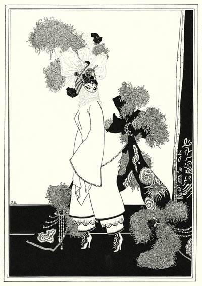 Ilustração para A História de Aladino e a Lâmpada Maravilhosa (litho) de John Kettelwell