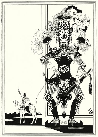 Ilustração para A História de Aladino e a Lâmpada Maravilhosa (litho) de John Kettelwell