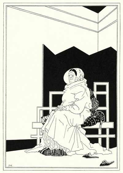 Ilustração para A História de Aladino e a Lâmpada Maravilhosa (litho) de John Kettelwell