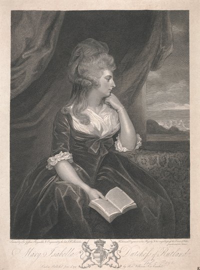 Mary Isabella Manners (née Somerset), Duquesa de Rutland de John Keyse Sherwin