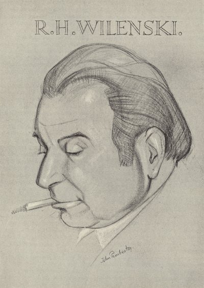 RH Wilenski, crítico de arte e escritor inglês de John L. Pemberton
