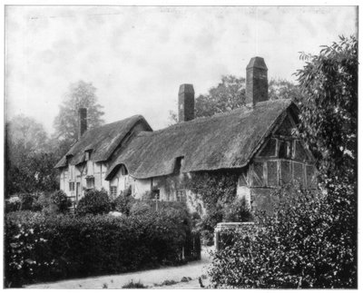 Anne Hathaways Cottage, Stratford-On-Avon, Inglaterra, final do século XIX. de John L. Stoddard
