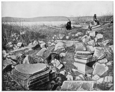 Cafarnaum, Galiléia, Palestina, final do século XIX de John L. Stoddard