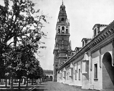 Corte de laranjas e mesquita, Córdoba, Espanha, 1893. de John L. Stoddard