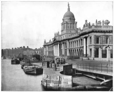 Custom House, Dublin, Irlanda, final do século XIX de John L. Stoddard