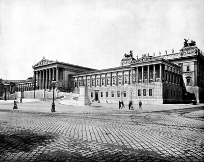 Casas do Parlamento, Viena, 1893. de John L. Stoddard