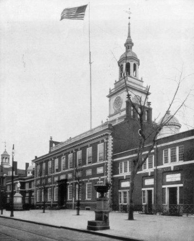 Independence Hall, Filadélfia, EUA, final do século XIX. de John L. Stoddard