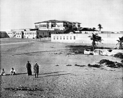 Palácio e Harém, Alexandria, Egito, 1893. de John L. Stoddard