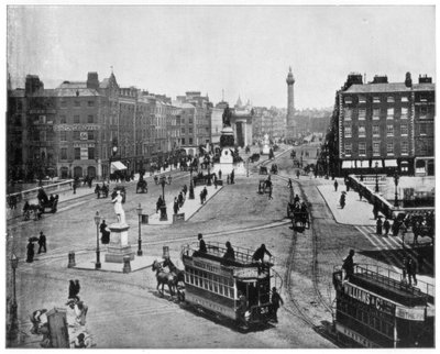 Sackville Street, Dublin, final do século XIX. de John L. Stoddard