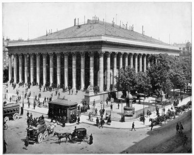 The Bourse, Paris, final do século XIX. de John L. Stoddard