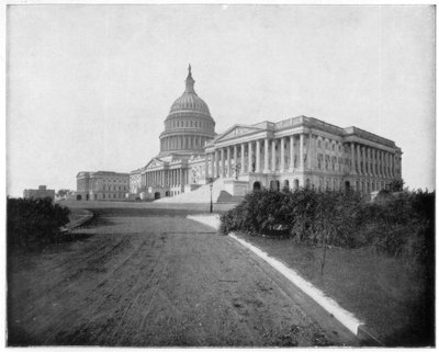 O Capitólio, Washington DC, final do século XIX de John L. Stoddard