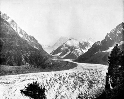 Mer De Glace, Suíça, 1893. de John L. Stoddard