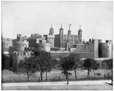 A torre de Londres, Inglaterra, final do século XIX. de John L. Stoddard