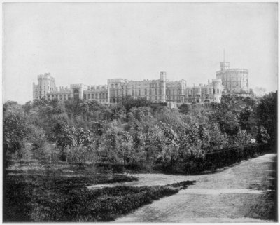 Castelo de Windsor, Inglaterra, final do século XIX. de John L. Stoddard