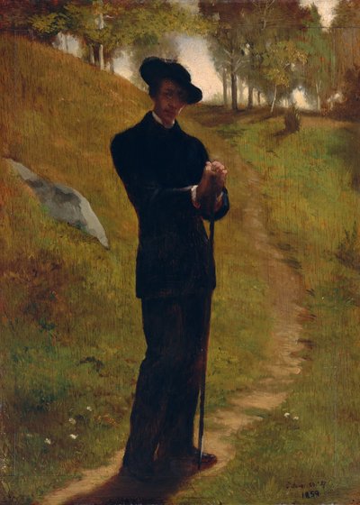 Retrato do Pintor, 1859. de John La Farge
