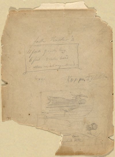 Estudo para a pregação de santos em Atenas de John La Farge