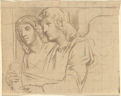 Dois anjos para Trinity Church, Boston de John La Farge