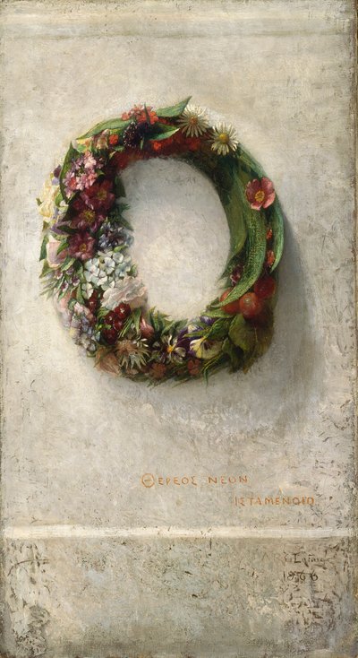Coroa de flores de John La Farge