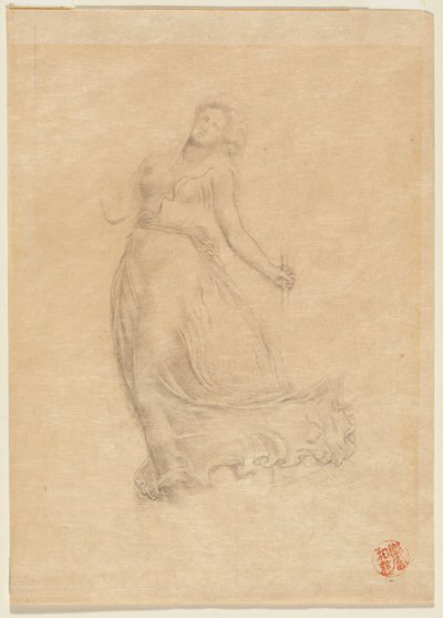 Figura alegórica feminina de John La Farge or Lafarge