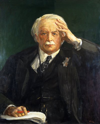 David Lloyd George (óleo sobre tela) de John Lavery