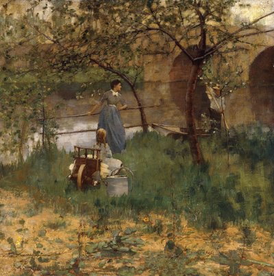On the Loing de John Lavery