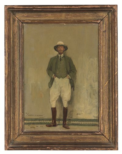 Retrato de Walter B. Harris, c. 1907 (óleo sobre tela) de John Lavery