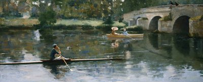 A ponte em Grez de John Lavery