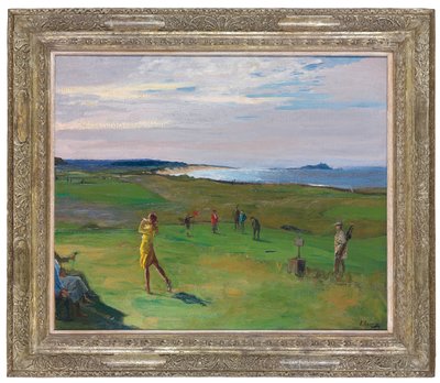 The Golf Course, North Berwick (óleo sobre tela) de John Lavery