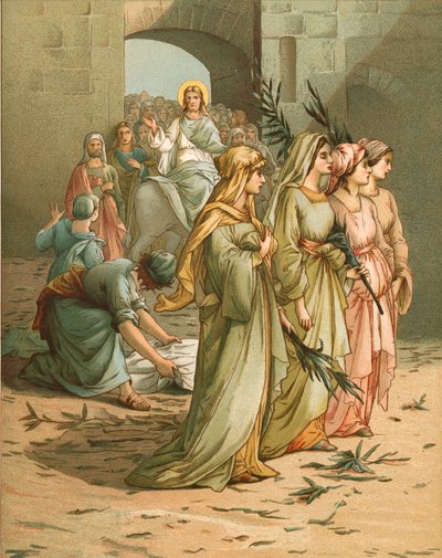 Cristo chegando em Jerusalém de John Lawson