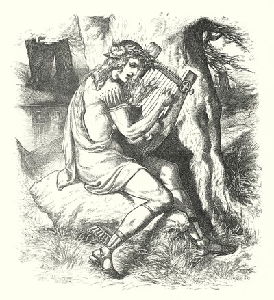 Morte de Oberon (gravura) de John Lawson