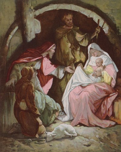 Os sábios encontrar o menino Jesus de John Lawson