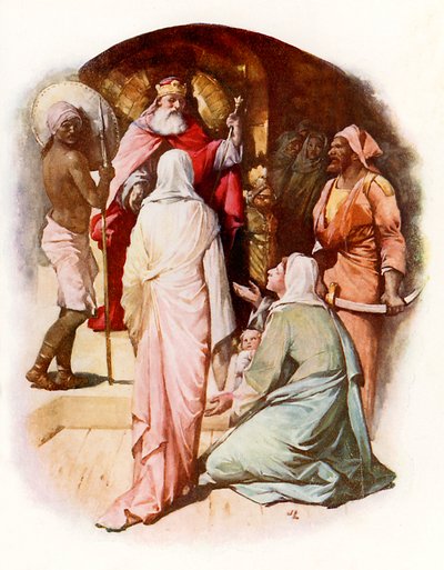 O julgamento de Salomão de John Lawson
