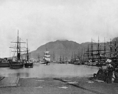 Cabo da Boa Esperança na África do Sul (foto a p/b) de John Lawson Stoddard