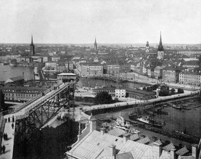Estocolmo, Suécia c. 1890 (foto a p/b) de John Lawson Stoddard