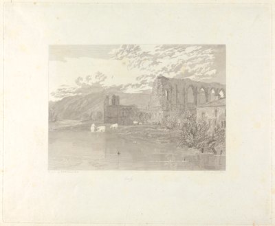 Abadia de St. Agatha, Easby de John Le Keux