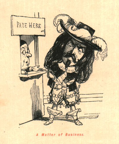 Uma questão de negócios, 1897. de John Leech
