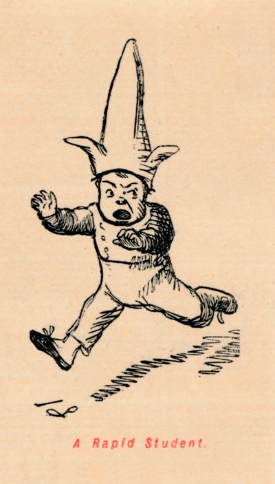 Um estudante rápido, c1860, 1860 de John Leech