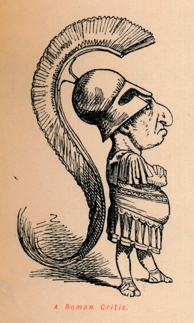 Um crítico romano, 1852 de John Leech
