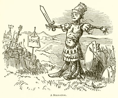 Um susto-corvo de John Leech