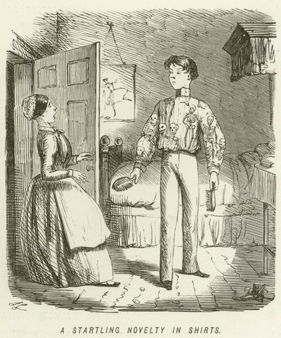 Uma novidade surpreendente em camisas de John Leech