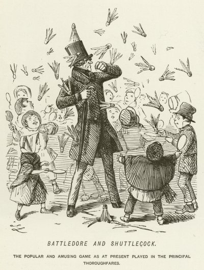 Battledore e peteca de John Leech