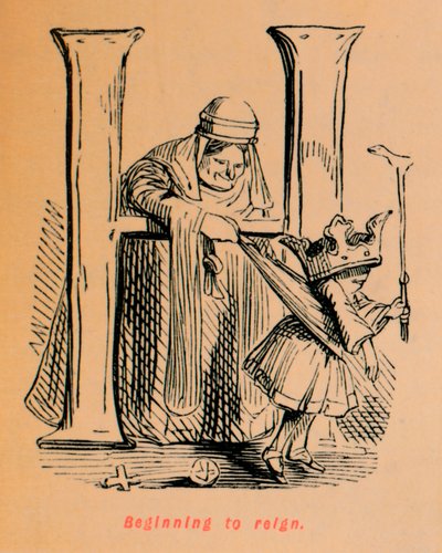 Começando a reinar, c1860, c1860 de John Leech