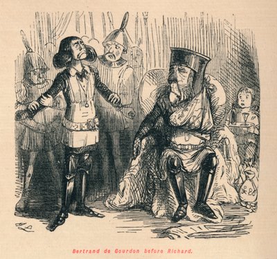 Bertrand de Gourdon antes de Richard, c1860, c1860 de John Leech