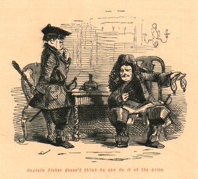 O capitão Fisher acha que não pode fazê-lo pelo preço de 1897. de John Leech