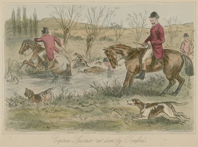 Capitão Spurrier reduzido por Romford de John Leech