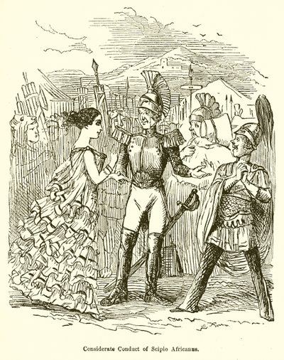 Considere a conduta de Scipio de John Leech