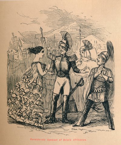 Considere a conduta de Scipio, 1852 de John Leech