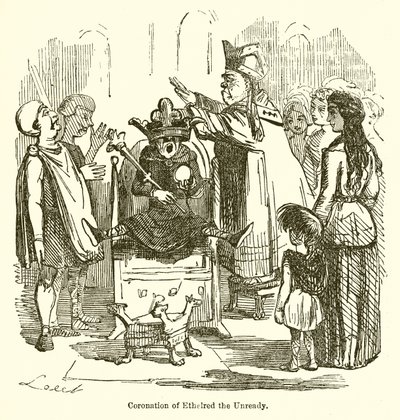 Coroação de Ethelred o Unready de John Leech