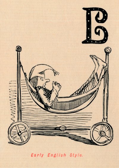 Estilo inglês antigo, c1860, c1860 de John Leech