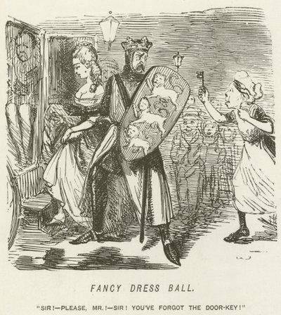 Vestido de gala chique de John Leech